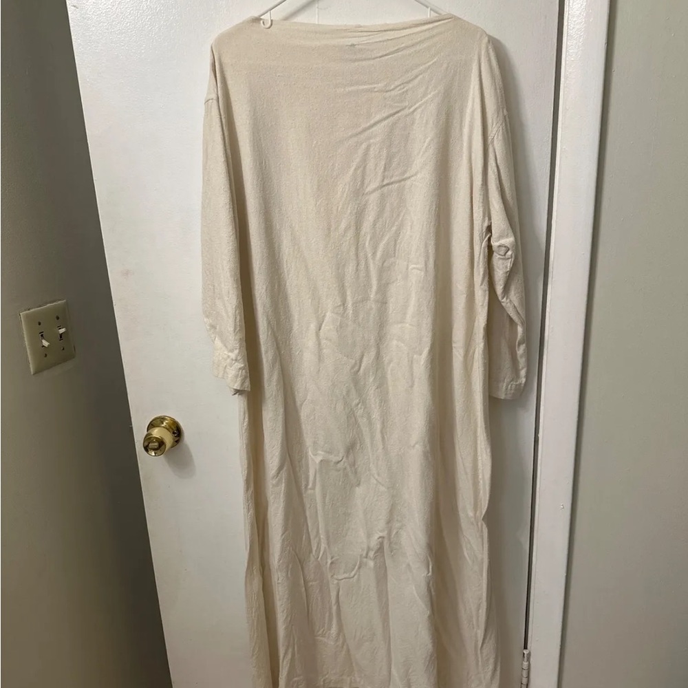 Elizabeth Suzann raw silk dress.